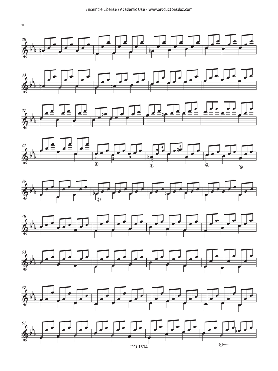 24 Preludios Chopinianos XIX-XXIV Classical Guitar scores gallery preview page 4