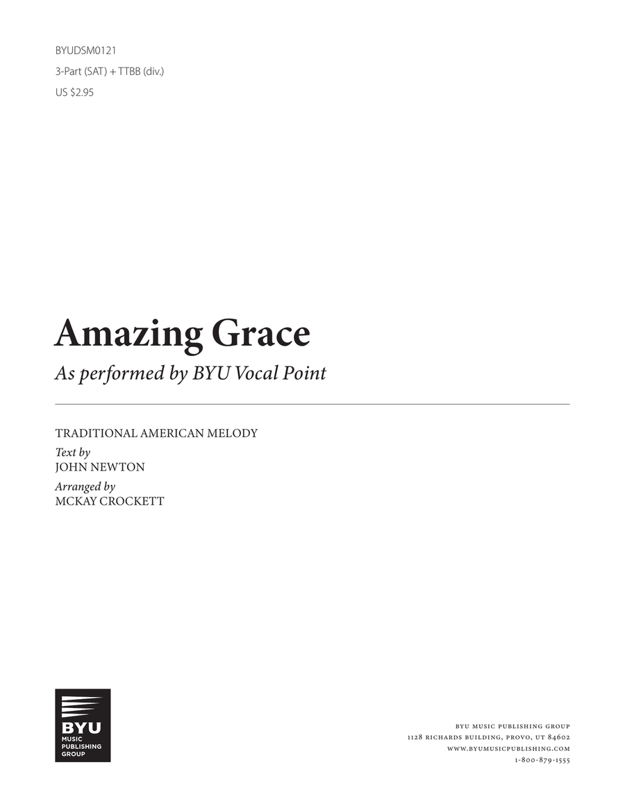 Amazing Grace Amazing Grace Divisi scores gallery preview page 1