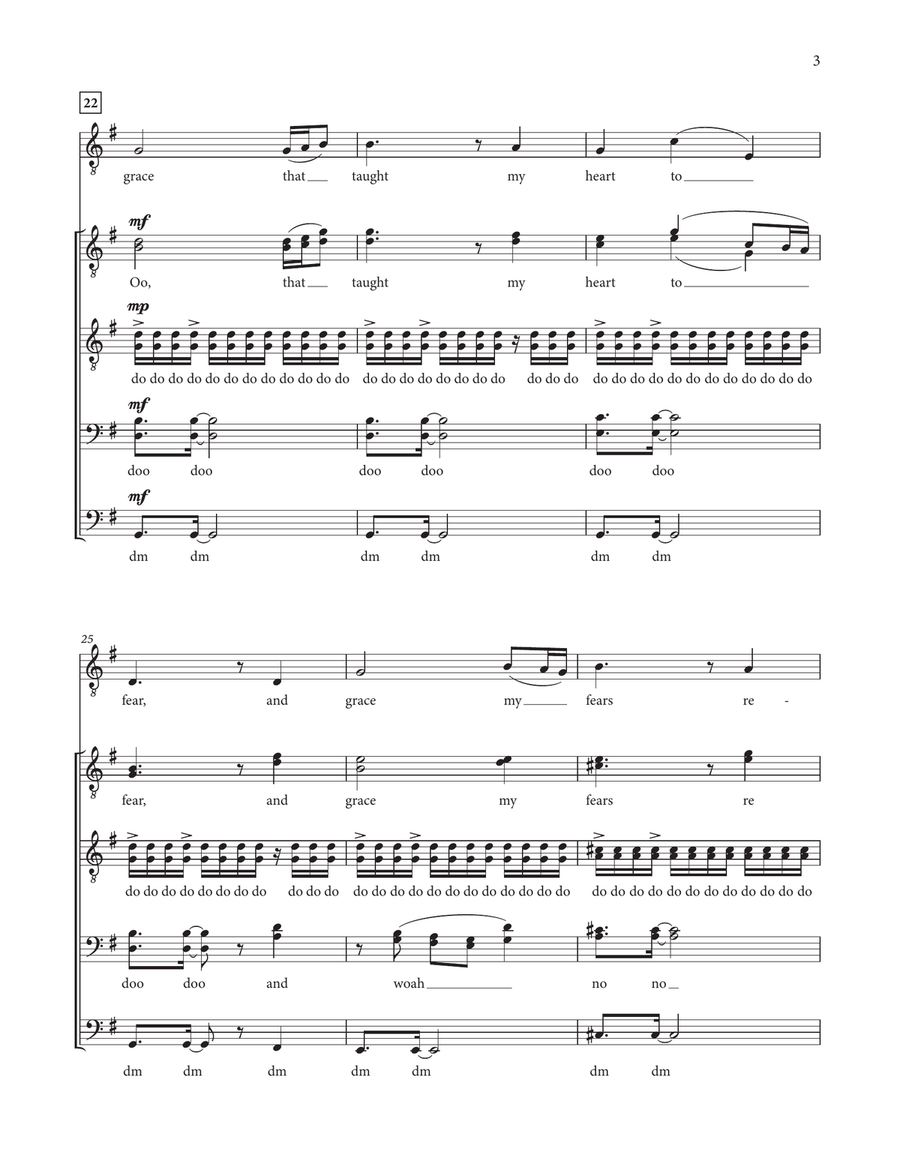 Amazing Grace Amazing Grace Divisi scores gallery preview page 5