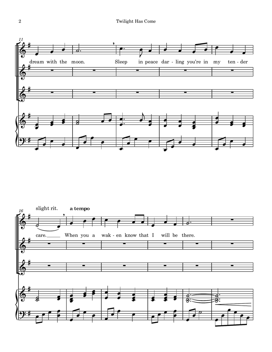 Twilight Has Come Twilight Has Come SSA scores gallery preview page 4