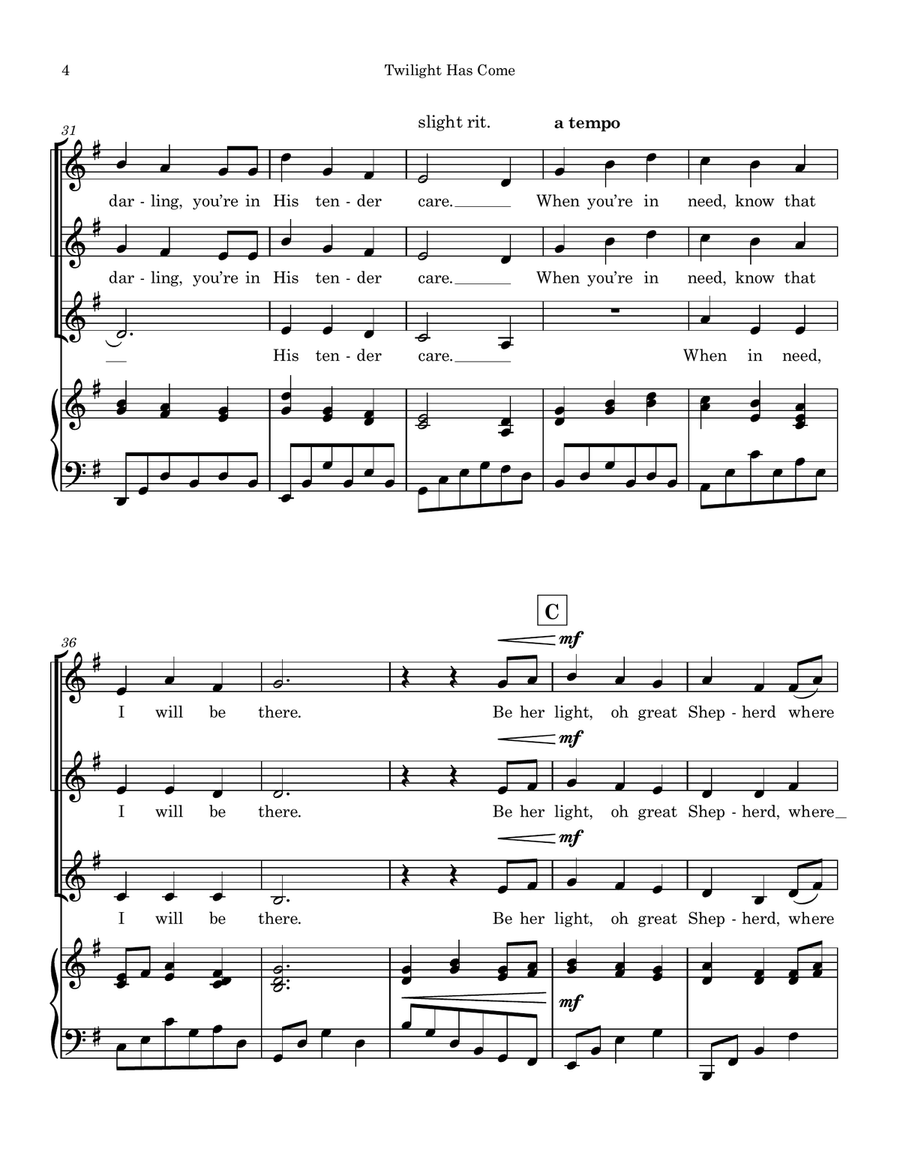 Twilight Has Come Twilight Has Come SSA scores gallery preview page 6