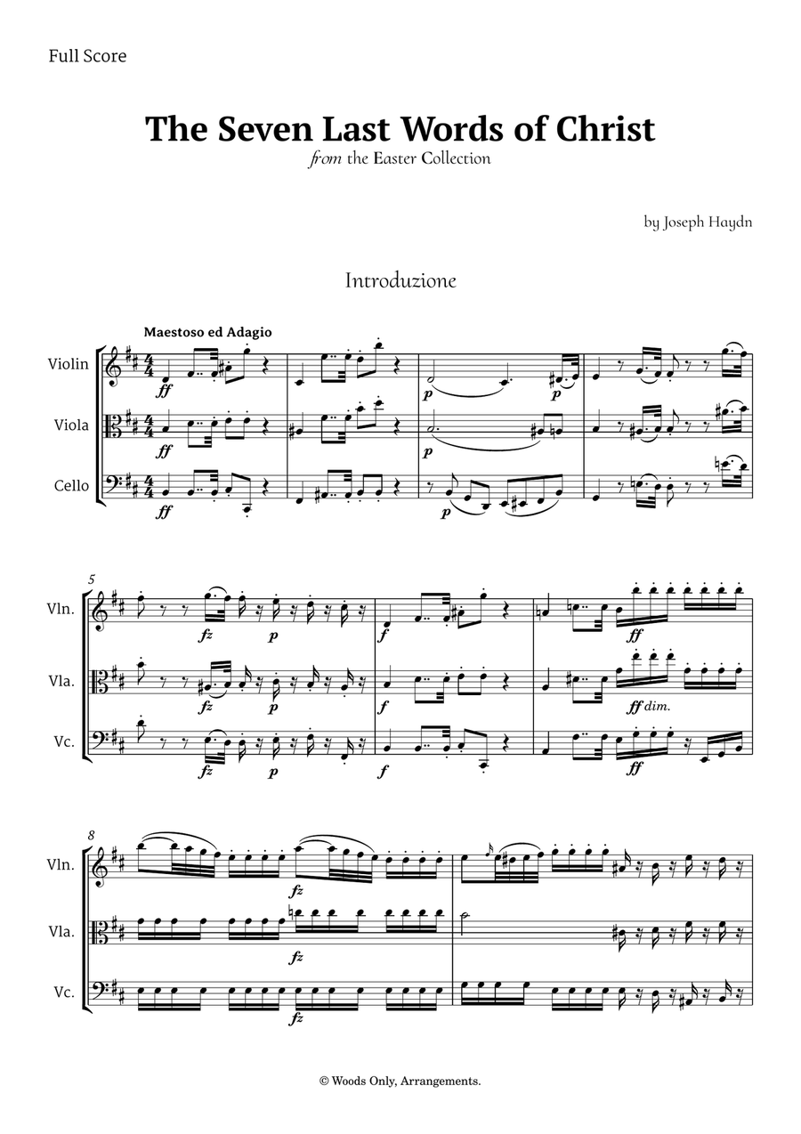 5 Easter Songs for String Trio plus one Bonus String Trio scores gallery preview page 2