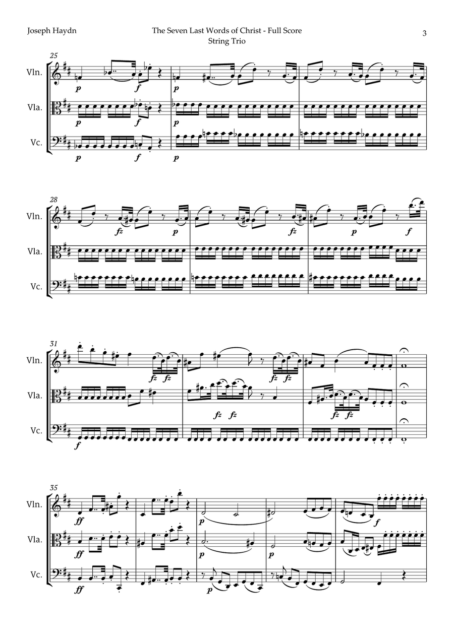 5 Easter Songs for String Trio plus one Bonus String Trio scores gallery preview page 4