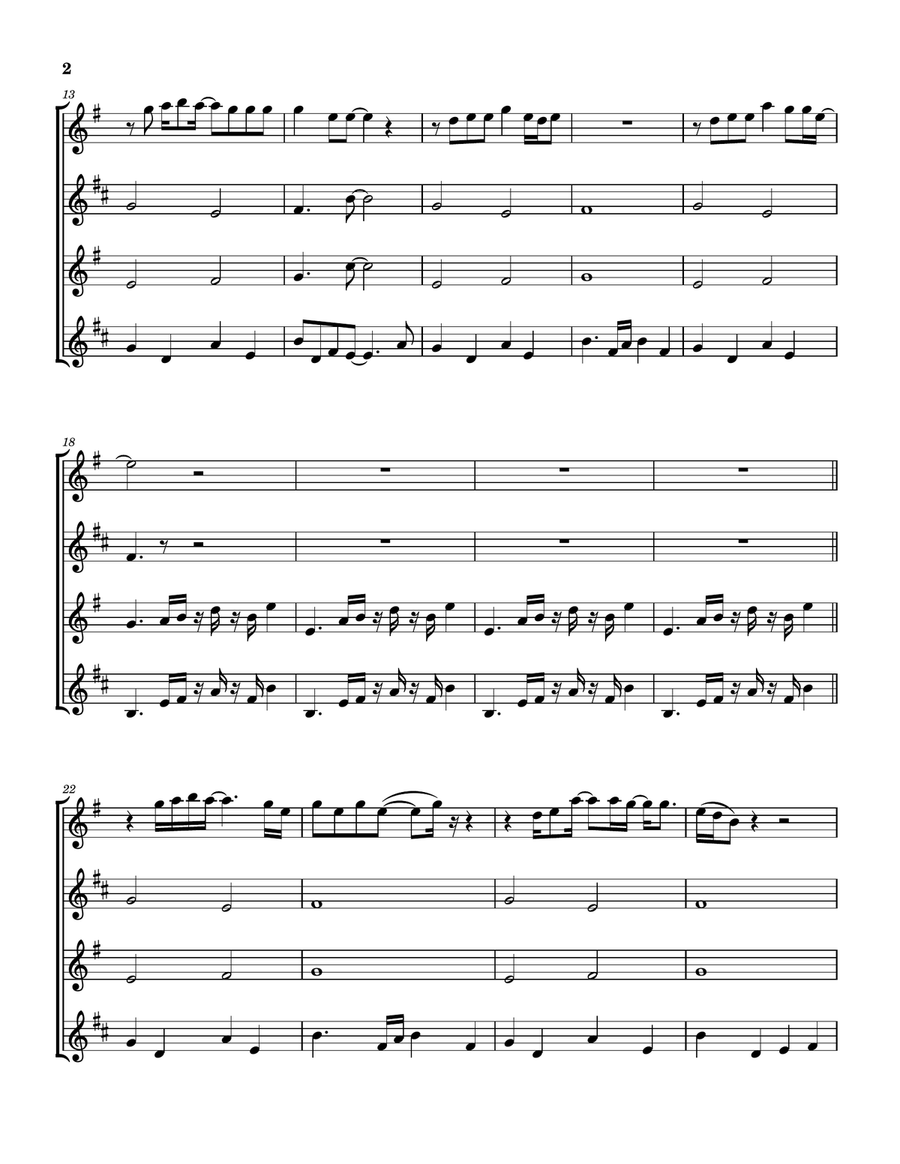 Forever Man Saxophone Quartet scores gallery preview page 3