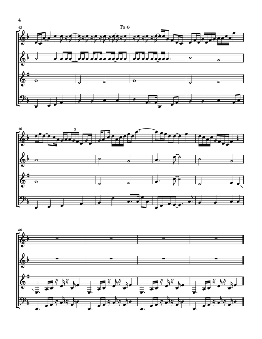Forever Man Forever Man Woodwind Quartet scores gallery preview page 5