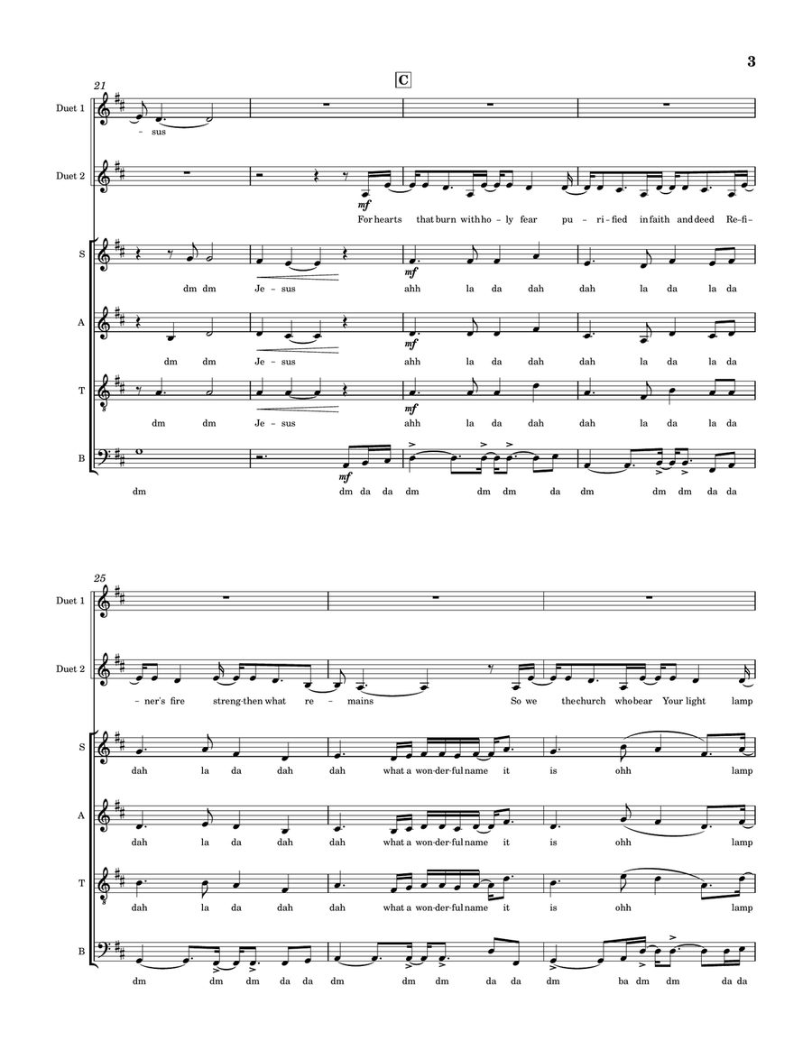 What A Beautiful Name What A Beautiful Name Divisi scores gallery preview page 3