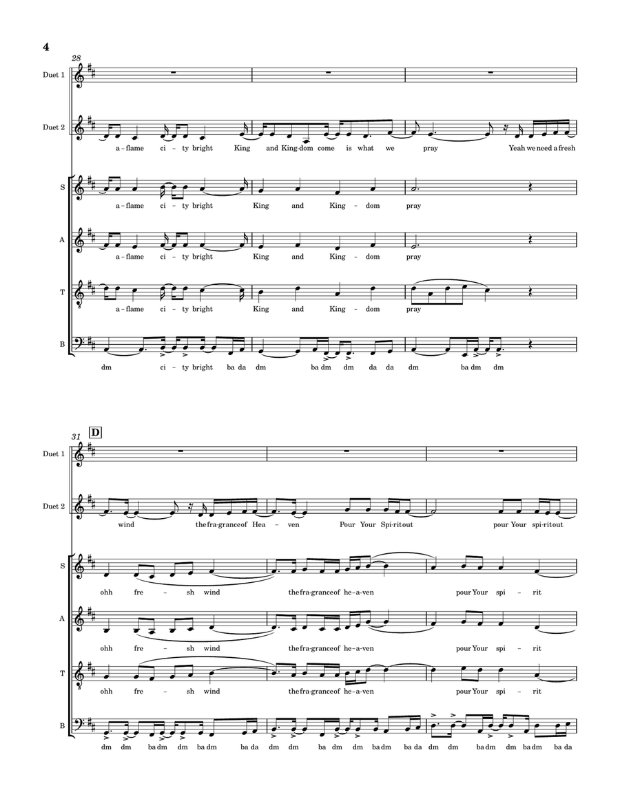 What A Beautiful Name What A Beautiful Name Divisi scores gallery preview page 4