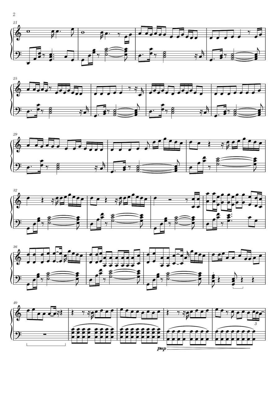 Jesus In LA - Alec Rowley Piano Solo scores gallery preview page 2