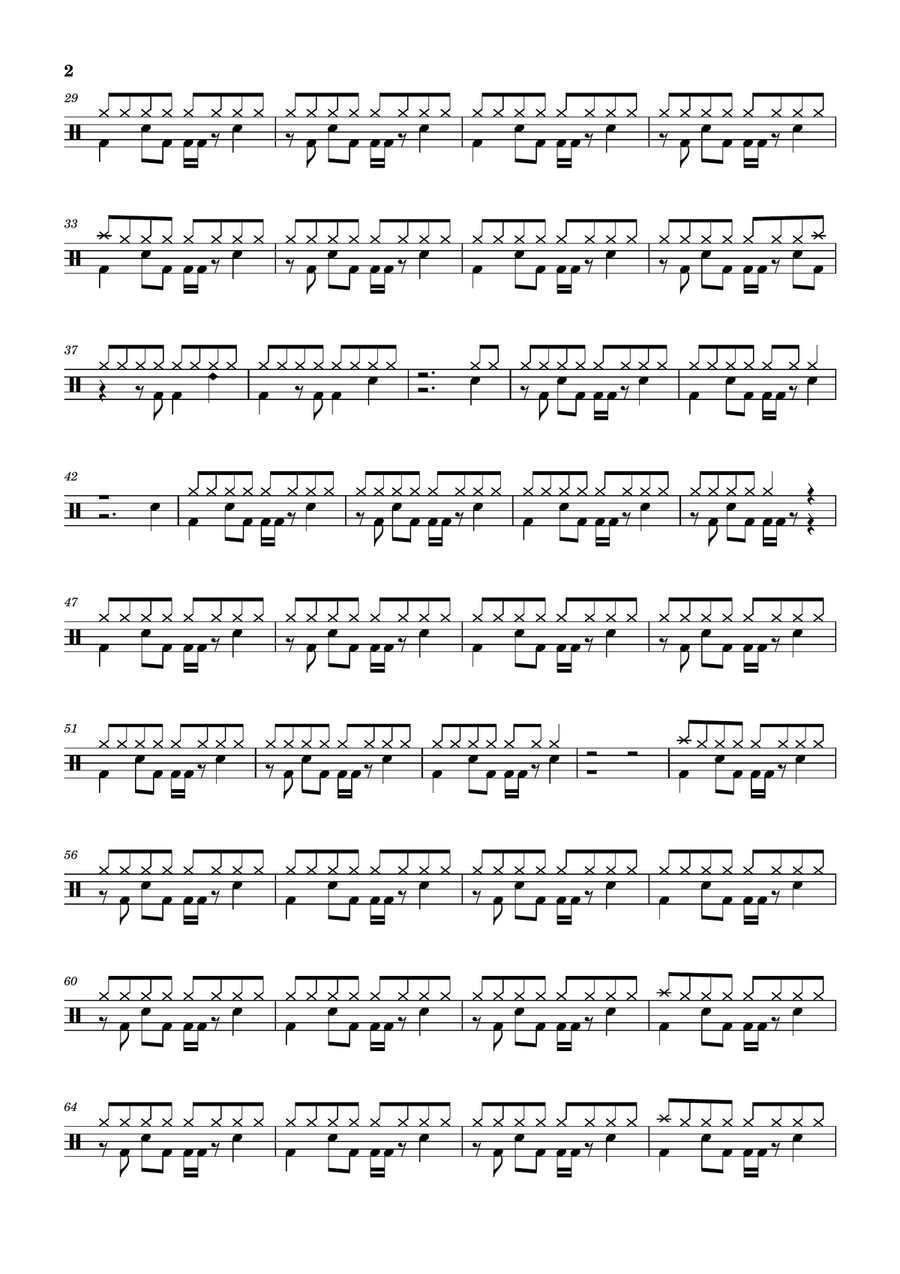 It Takes Two It Takes Two Drum Set scores gallery preview page 2