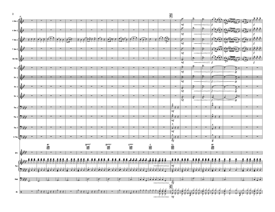 Lose Control Jazz Ensemble scores gallery preview page 2