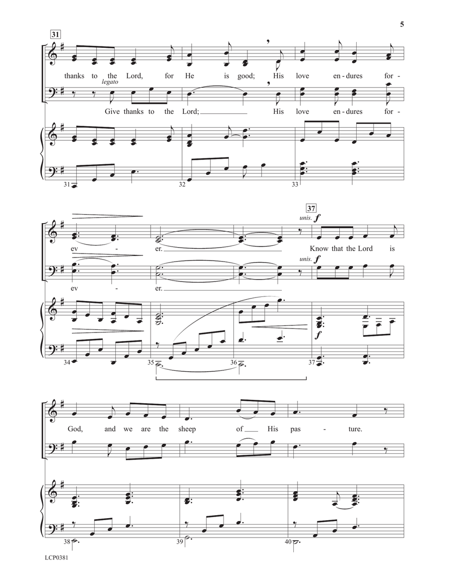 Sing with Thanksgiving and Praise 4-Part scores gallery preview page 5