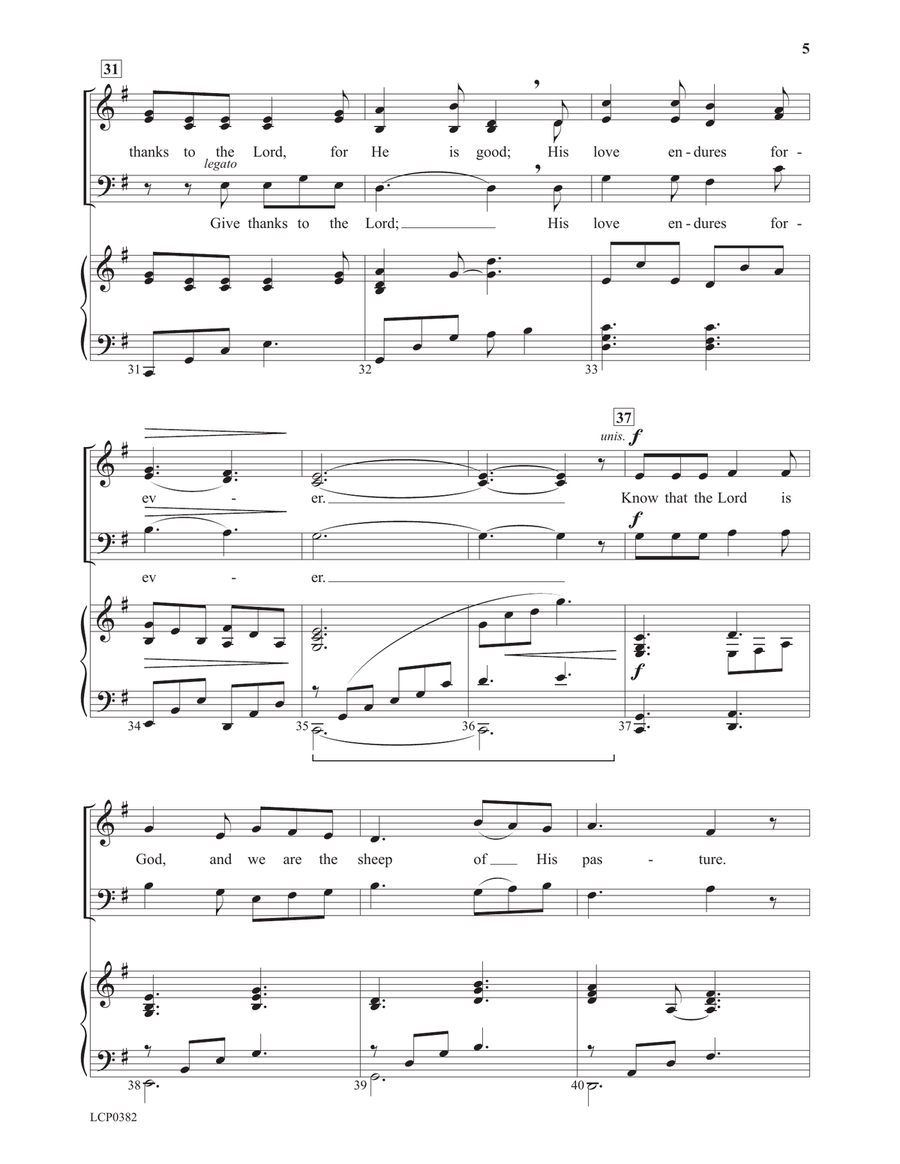 Sing with Thanksgiving and Praise 3-Part scores gallery preview page 5