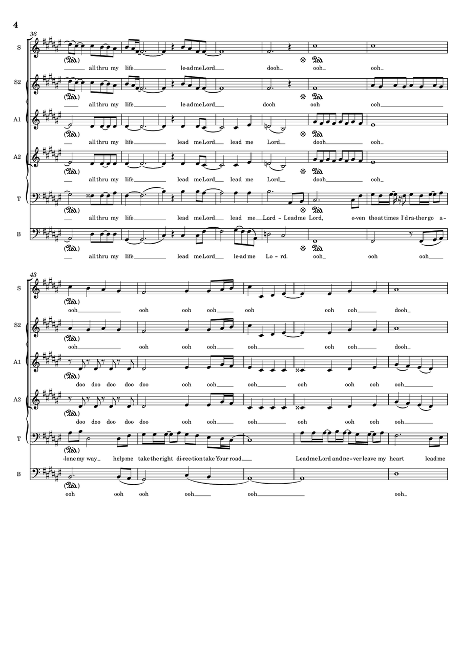 Lead Me Lord Divisi scores gallery preview page 4