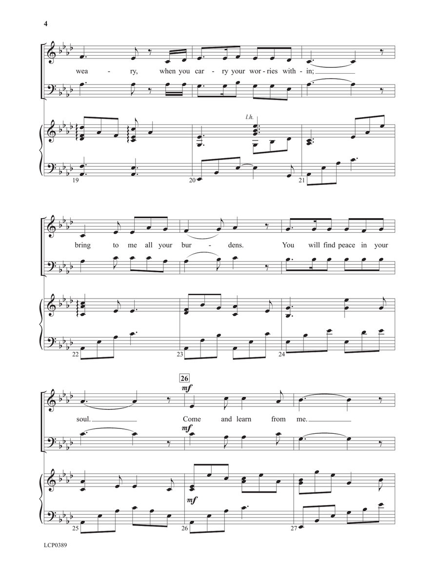 Come and Learn From Me 2-Part scores gallery preview page 4