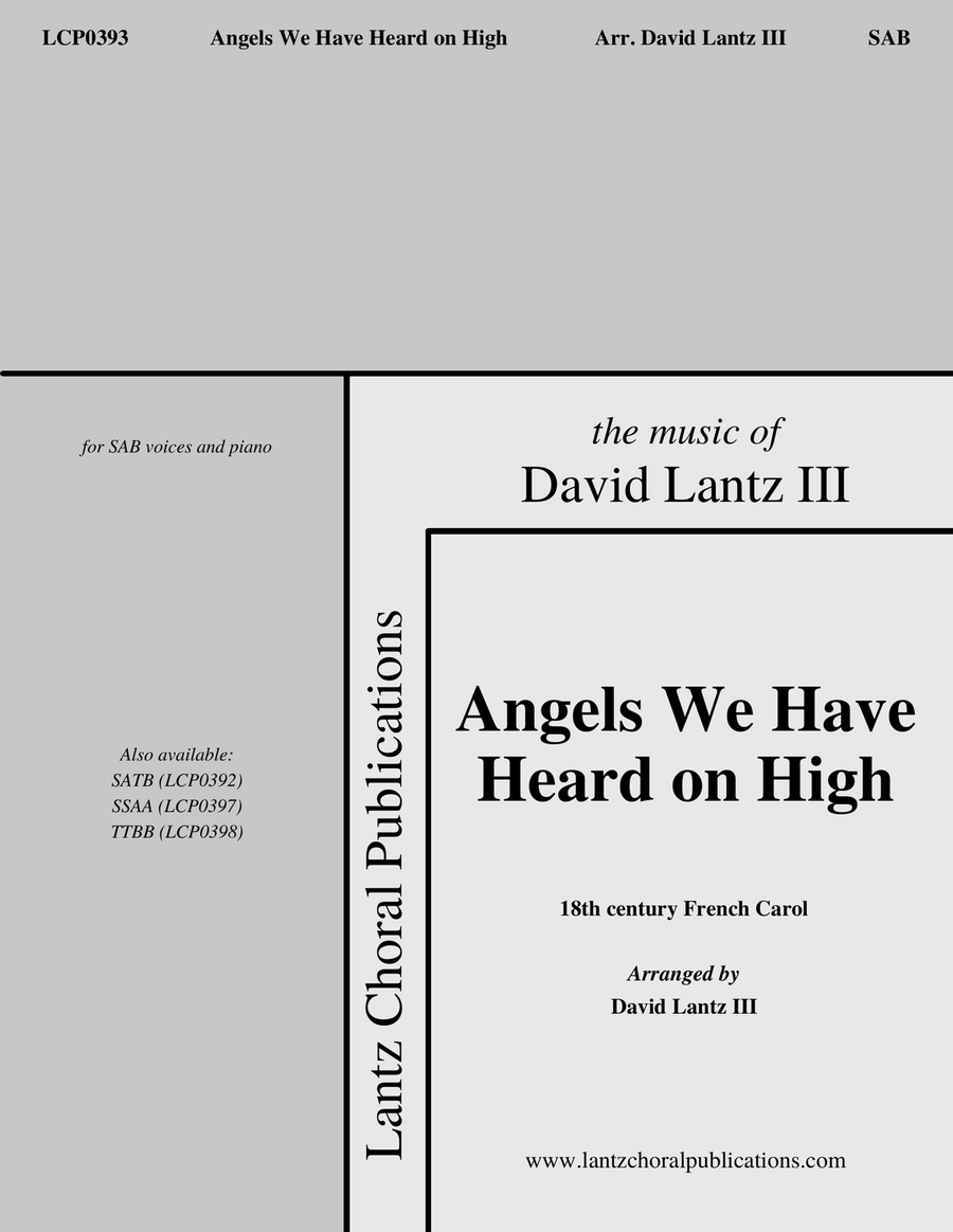 Angels We Have Heard on High 3-Part scores gallery preview page 1