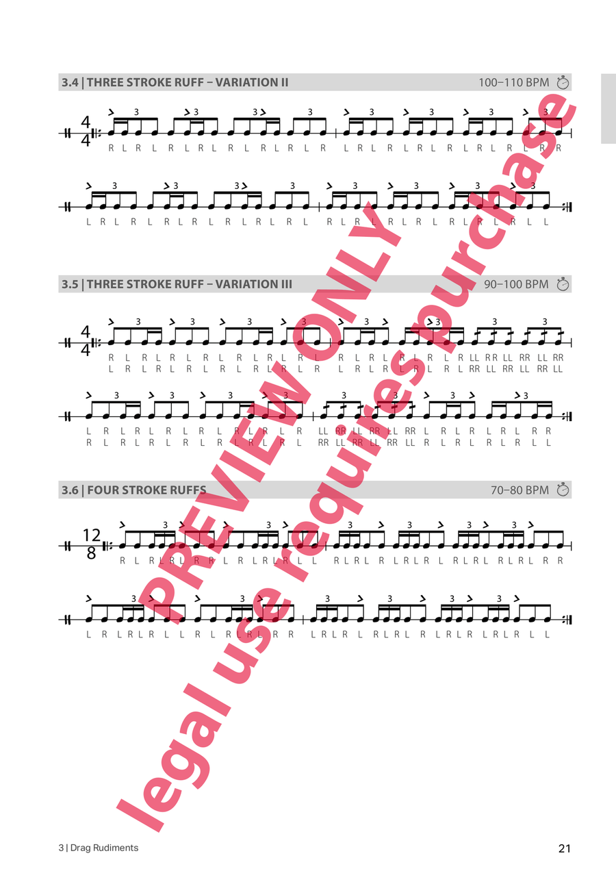 Christin Neddens' Creative Flow Snare Drum scores gallery preview page 8