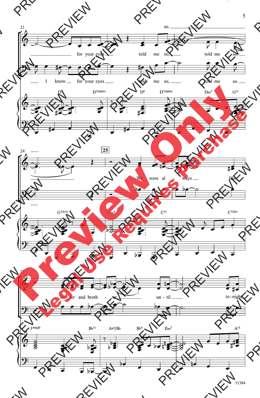 A Beautiful Friendship A Beautiful Friendship 3-Part scores gallery preview page 5