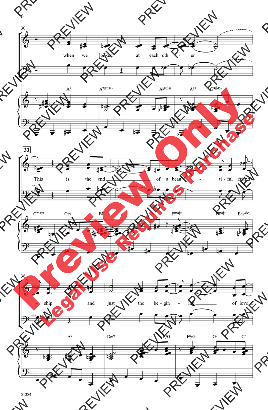 A Beautiful Friendship A Beautiful Friendship 3-Part scores gallery preview page 6