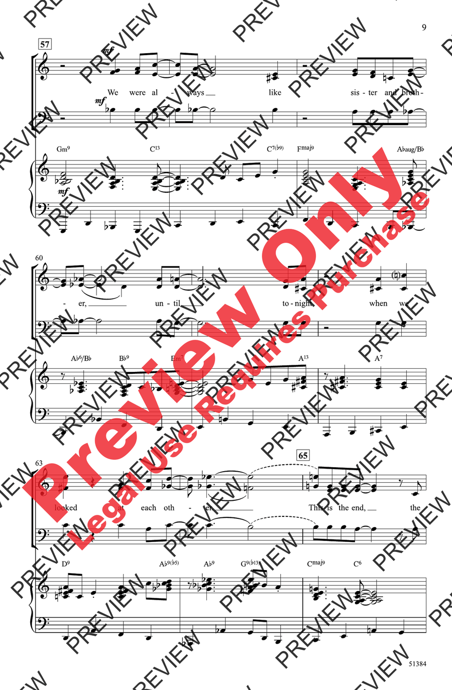 A Beautiful Friendship A Beautiful Friendship 3-Part scores gallery preview page 9