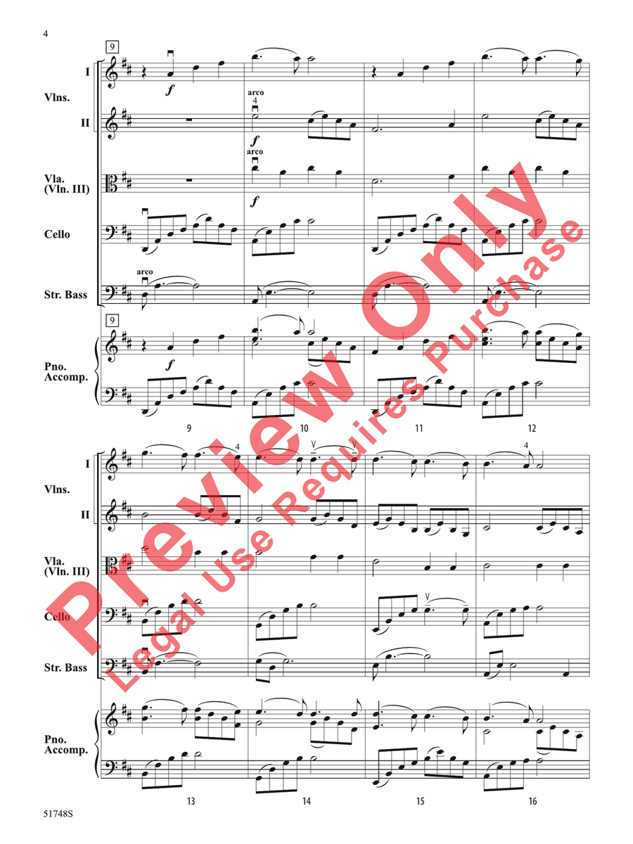 By a Stream By a Stream String Orchestra scores gallery preview page 5