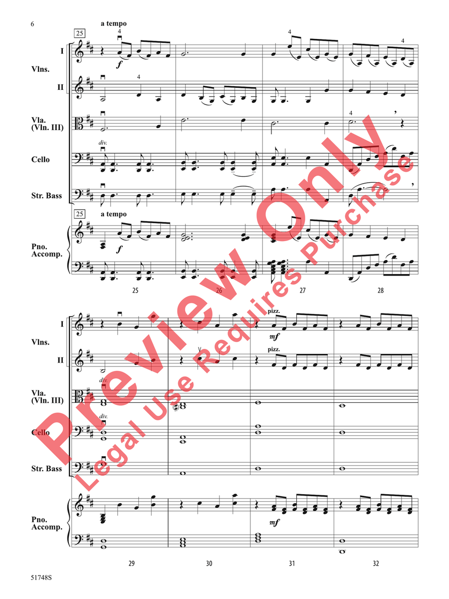 By a Stream By a Stream String Orchestra scores gallery preview page 7