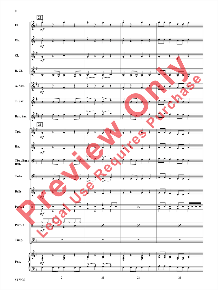 Heavy Hitters Concert Band Methods scores gallery preview page 9