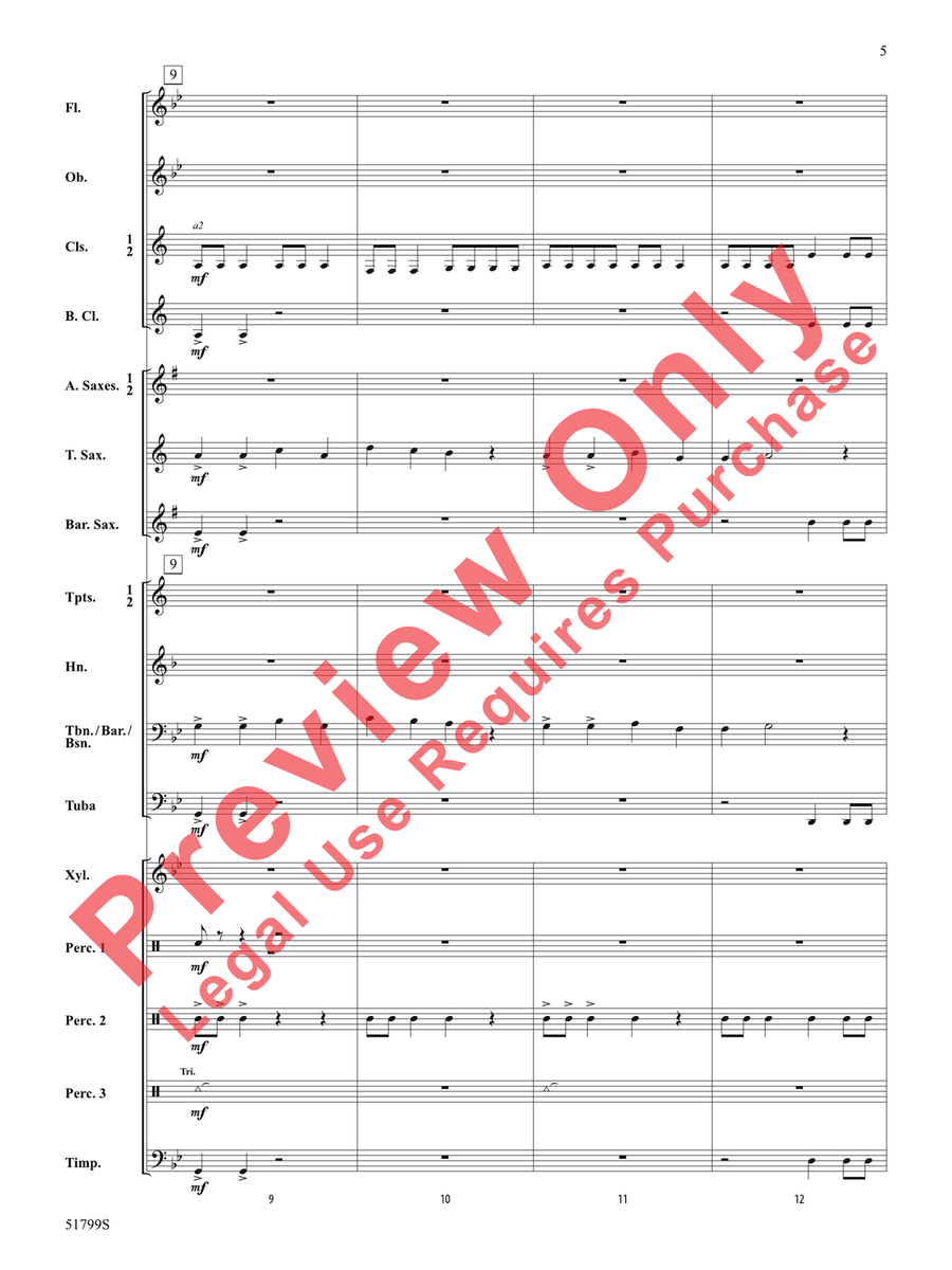 Castle Bartizan Castle Bartizan Concert Band scores gallery preview page 6