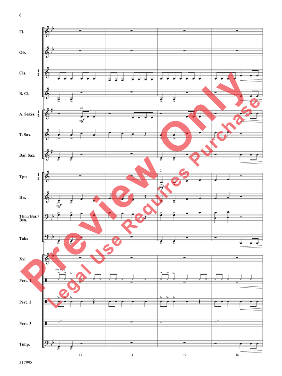 Castle Bartizan Castle Bartizan Concert Band scores gallery preview page 7