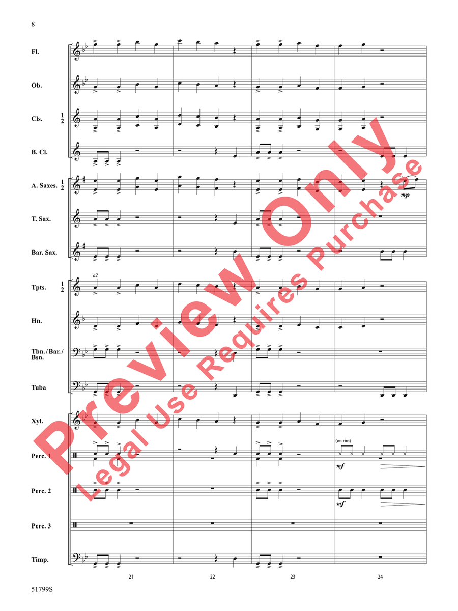 Castle Bartizan Castle Bartizan Concert Band scores gallery preview page 9