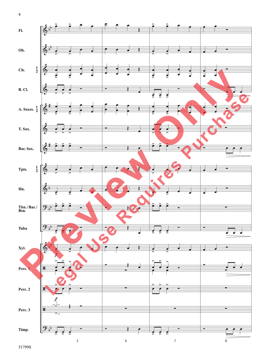 Castle Bartizan Castle Bartizan Concert Band scores gallery preview page 5