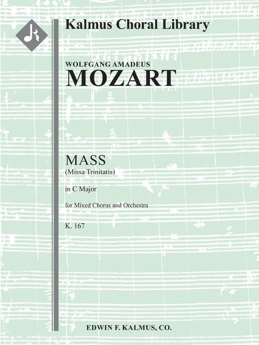 Mass in C, K. 167 (Missa Trinitatis) (All new materials) Choir scores gallery preview page 1