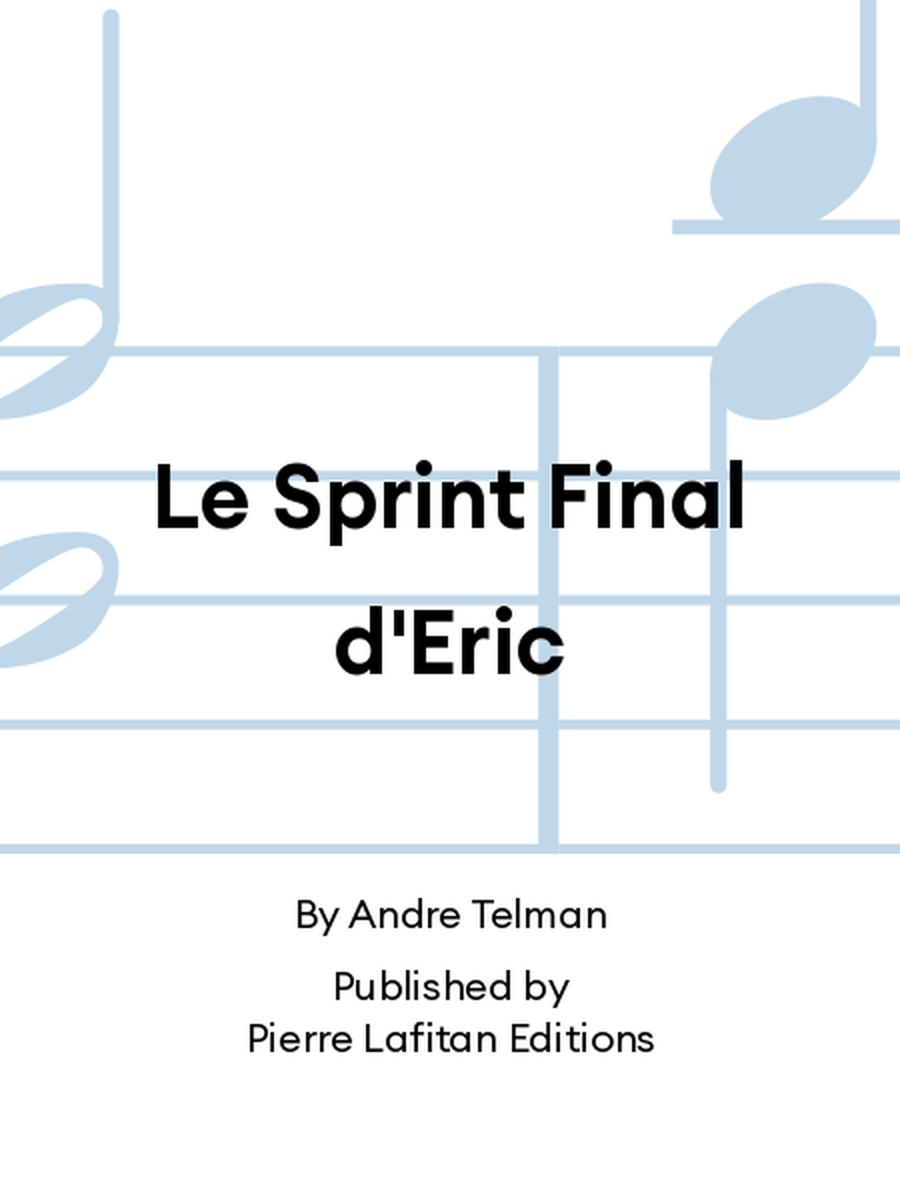 Le Sprint Final d'Eric Le Sprint Final d'Eric Trumpet Solo scores gallery preview page 1