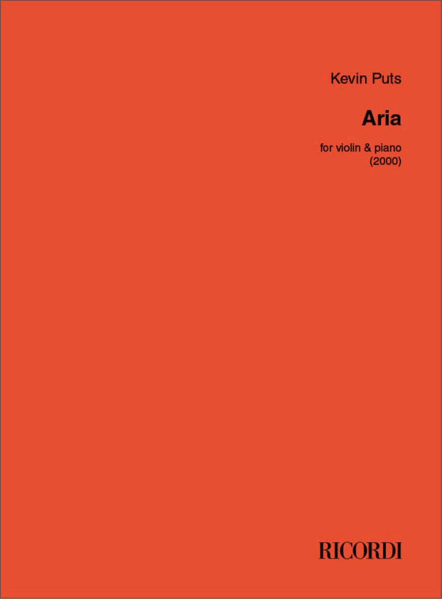 Aria Aria Violin Solo scores gallery preview page 1