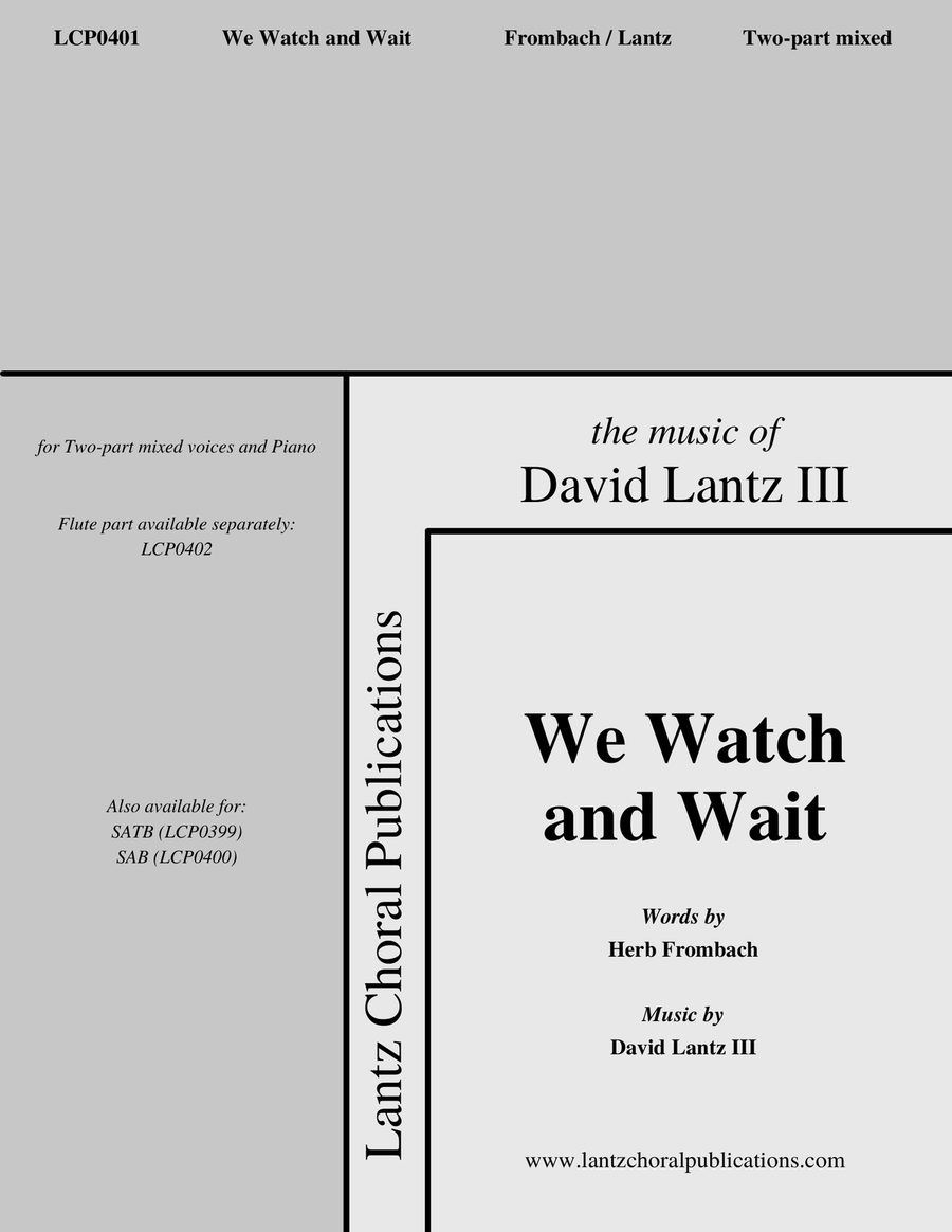 We Watch and Wait 2-Part scores gallery preview page 1