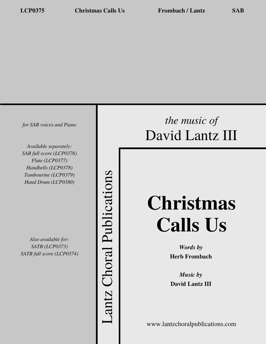 Christmas Calls Us 3-Part scores gallery preview page 1