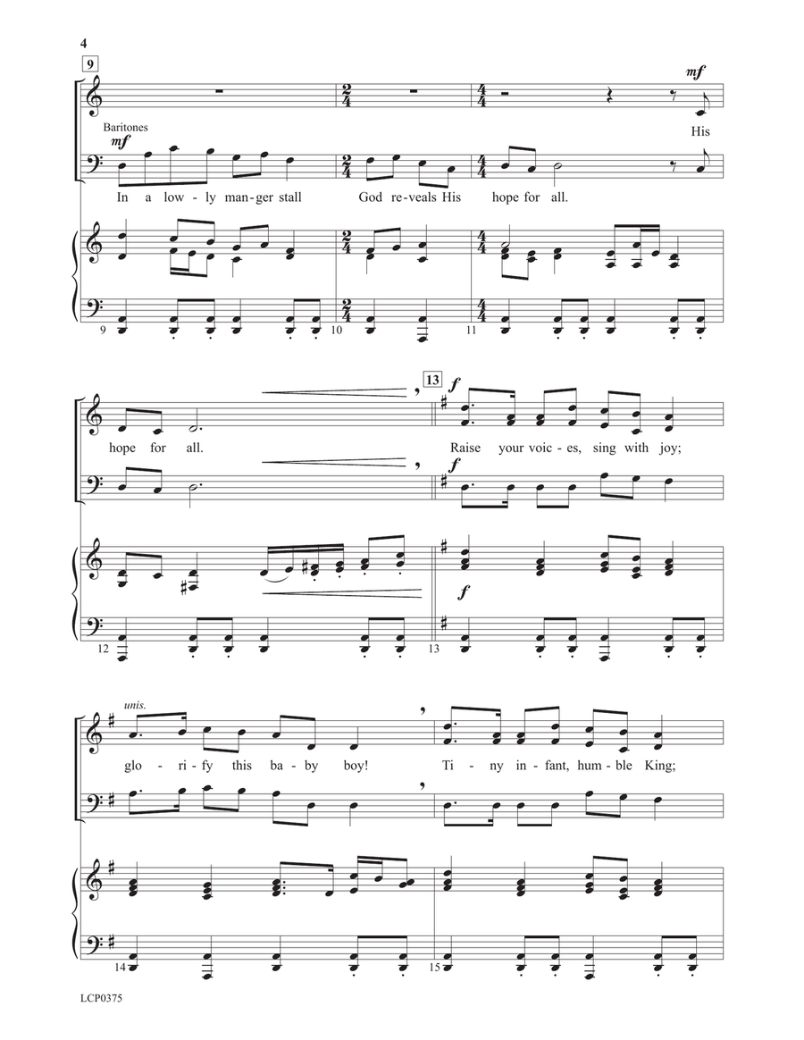 Christmas Calls Us 3-Part scores gallery preview page 4