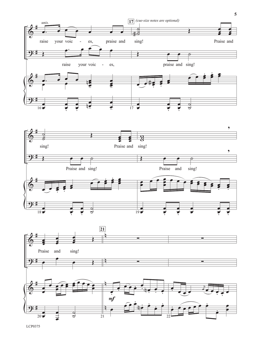 Christmas Calls Us 3-Part scores gallery preview page 5