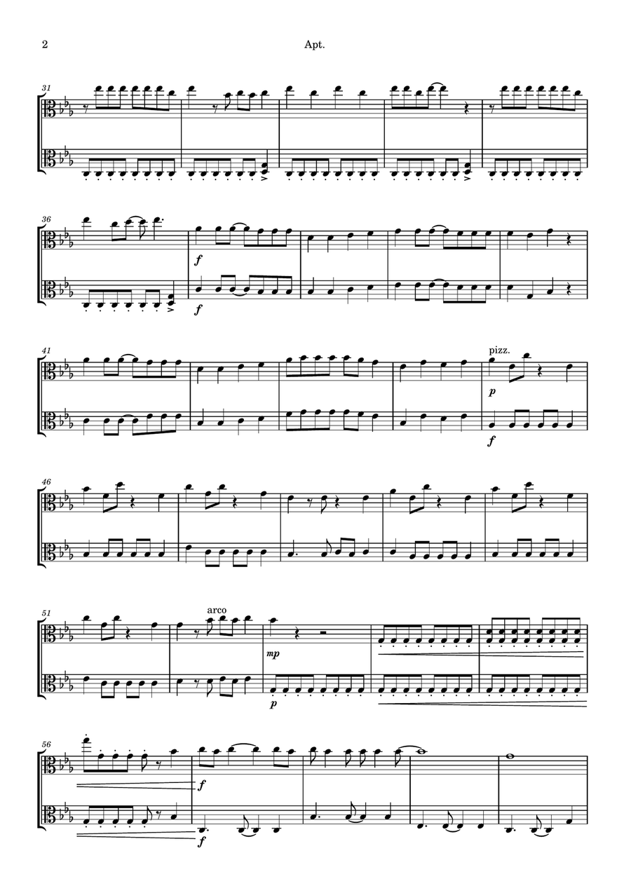 Apt. String Duet scores gallery preview page 2
