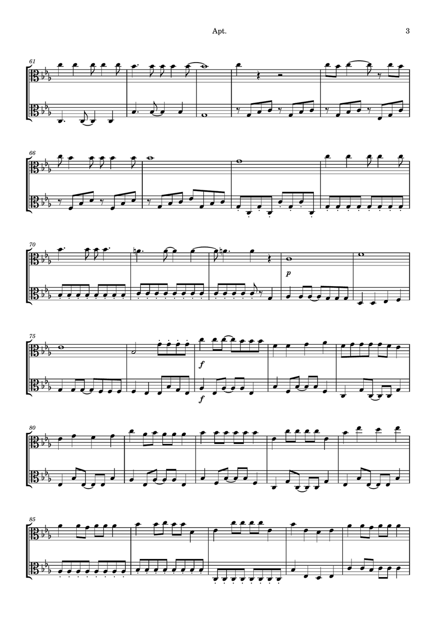 Apt. String Duet scores gallery preview page 3