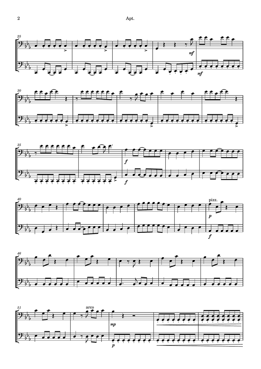 Apt. String Duet scores gallery preview page 2