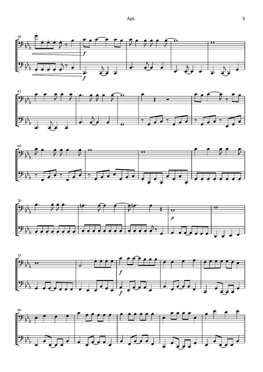 Apt. String Duet scores gallery preview page 3