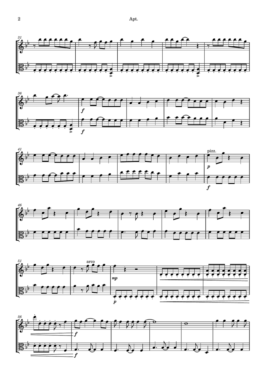 Apt. String Duet scores gallery preview page 2