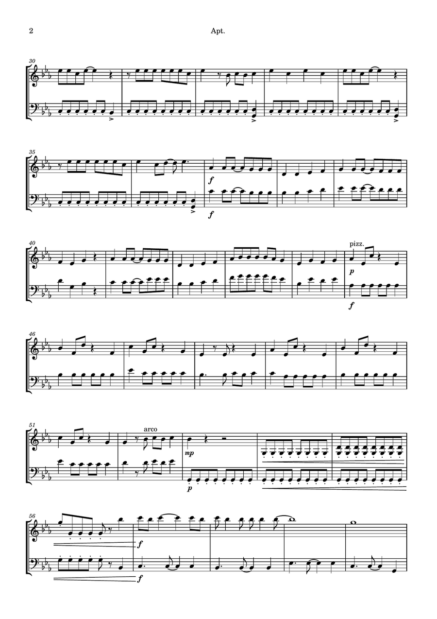 Apt. String Duet scores gallery preview page 2
