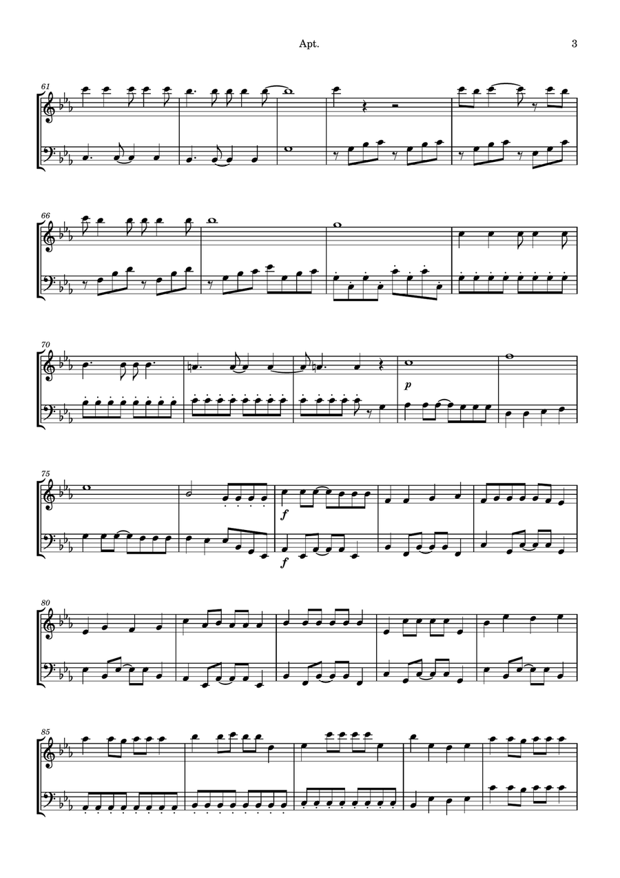 Apt. String Duet scores gallery preview page 3