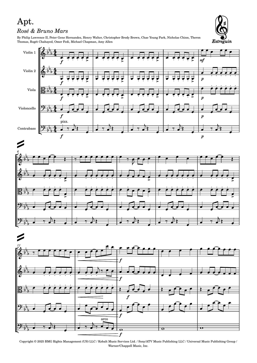 Apt. String Orchestra scores gallery preview page 1
