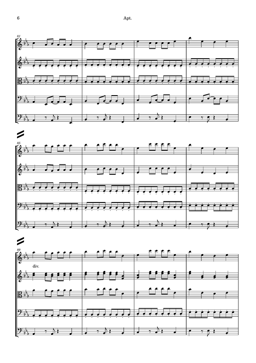 Apt. String Orchestra scores gallery preview page 6
