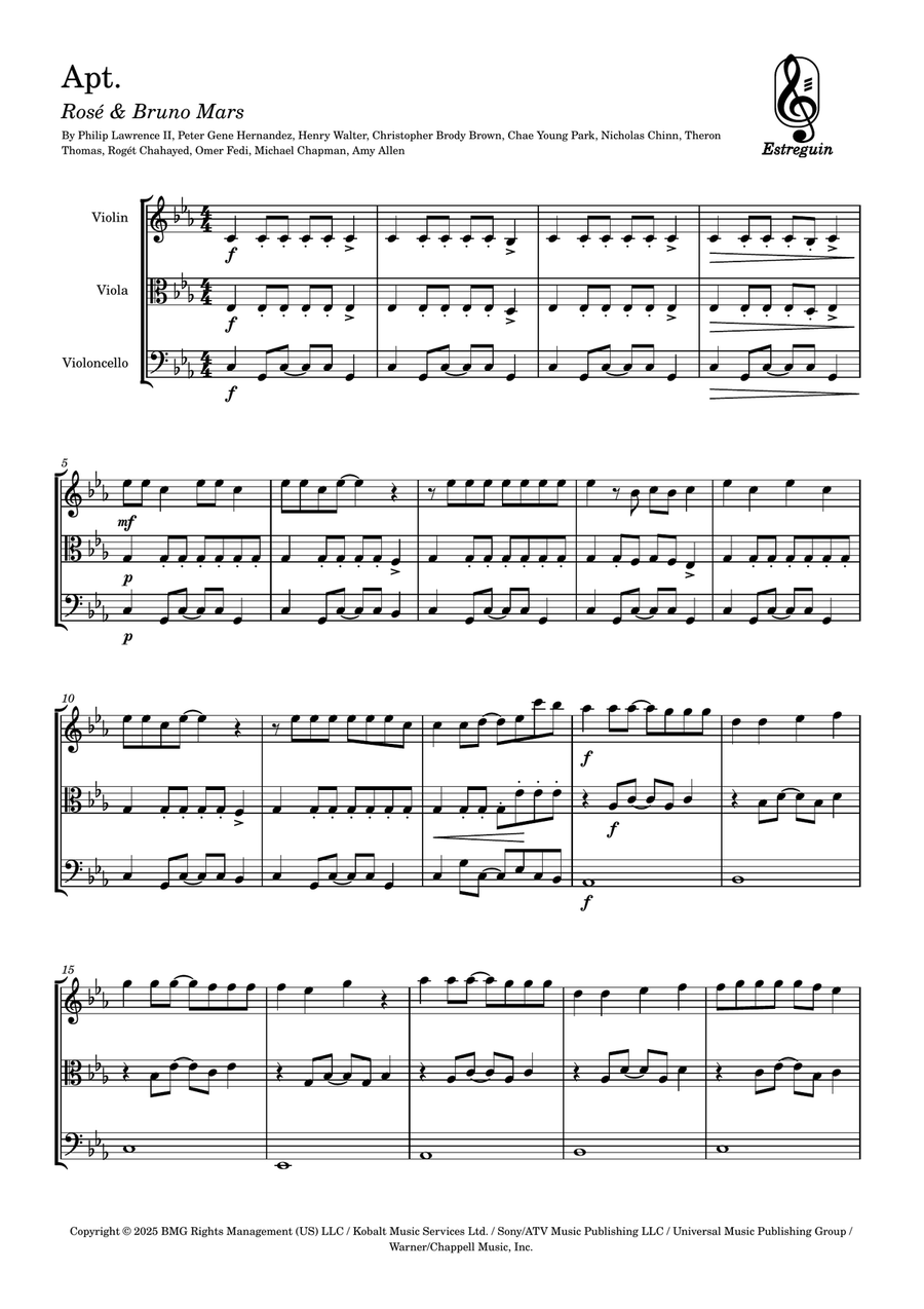 Apt. String Trio scores gallery preview page 1