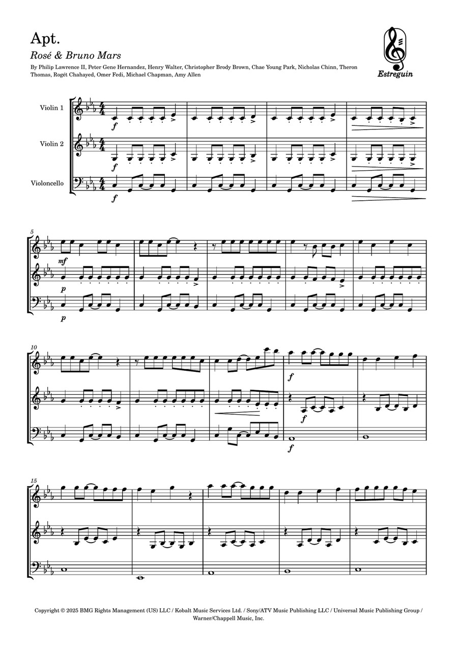 Apt. String Trio scores gallery preview page 1