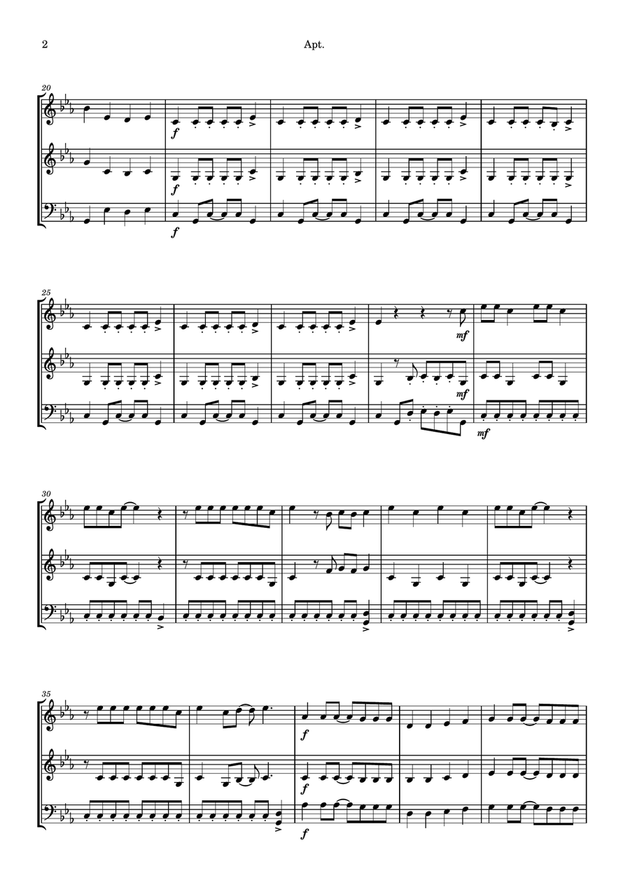 Apt. String Trio scores gallery preview page 2