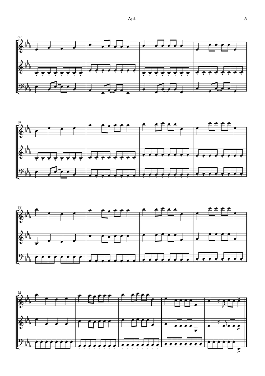 Apt. String Trio scores gallery preview page 5